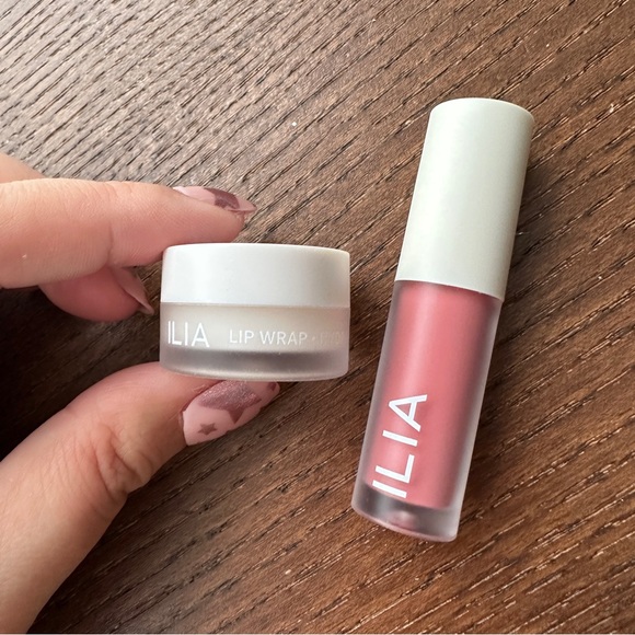 ILIA Makeup Ilia Lip Set Lip Wrap Hydrating Mask And Balmy Gloss